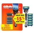 thumbnail image 1 of Gillette Fusion5 ProGlide Shaving Razor for Men, Razor Handle, 6 Razor Blade Refills, FlexBall Razor Handle and Precision Trimmer for Men, 1 of 15