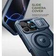 thumbnail image 2 of Dexnor for iPhone 16 Pro Case with Slide Camera Cover & Adjustable Kickstand & Built-in Screen Protector, Compatible with MagSafe Shockproof Bumper Cases Heavy-Duty Magnetic Protective Cover, Blue, 2 of 7