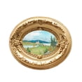 thumbnail image 1 of Xingzhi Photo Frame Display Living Room Desktop Decors Picture Frame Oval Gold Oval, 1 of 4