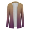 thumbnail image 4 of Pntutb Manteaux Grande Taille pour Femmes Mode Été Hiver Imprimé Manches Longues Cardigan, 4 of 5