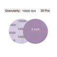 thumbnail image 2 of Unique Bargains 30 Pack 3-Inch Purple Sanding Discs 10000 Grits Hook & Loop Professional Aluminum Oxide Sandpaper, 2 of 5