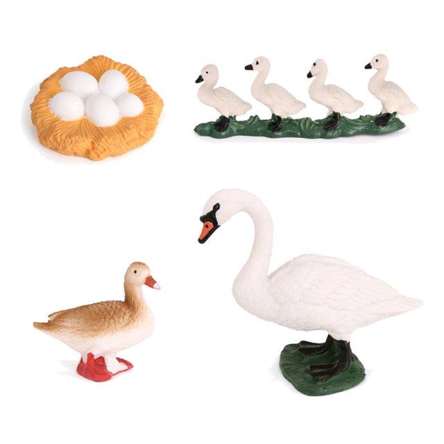 tredstone 1 Set Spade Worm Model Premium Plastic Material Meaningful Insect Figurines Early Educational Growing Models for School Project swan