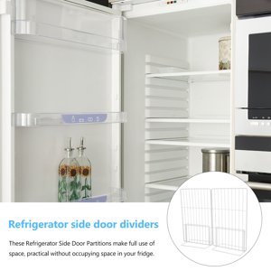 SHOWERORO Congélateur de stockage Diviseur de fer Ventilation pour l'affichage Supermarché 1Pack