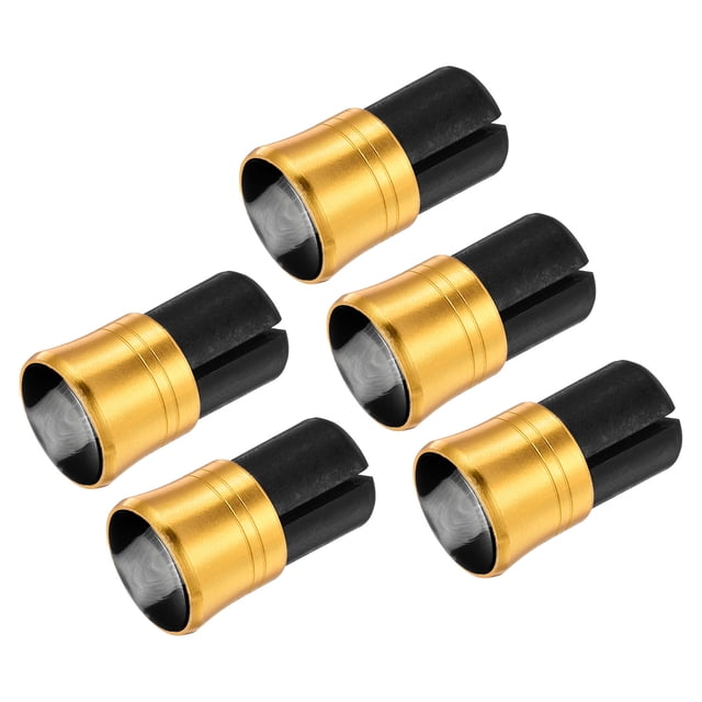 Unique Bargains 15mm Dia Plastic Fishing Rod End Cup Protector, 5 Pack