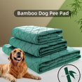 thumbnail image 3 of Waterproof Pet Pad And Bed Mat For Dog Natural Bamboo Fiber Premium Reusable Washable Leak Proof Pee Pads， Soft Absorbent Protection Potty Mats, 3 of 13