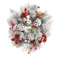 thumbnail image 1 of Holiday Time 12Inch Wreath with berries and pinecones, 1 of 4