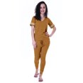 thumbnail image 3 of Moomaya Ensemble de Nuit Simple pour Femmes avec Pyjama en Coton 2 Pcs Nuisettes, 3 of 7