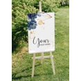 thumbnail image 5 of Darling Souvenir MADE WITH LOVE PersonalizedWelcomeBannerBlue Flowers,Custom Text Poster Party CollectionWelcomeSignGreat For Wedding, Birthday, Engagement Party- 18x12, 5 of 5