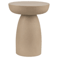 thumbnail image 1 of Bouclair Beige Concrete Effect Side Table, 1 of 8