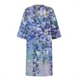 thumbnail image 4 of Robes pour Femmes 2024 Été Surdimensionnée Décontractée Ample Coton Lin Manches Courtes Col Rond Robe Manches Courtes Col Rond Robe Rabais de 50 % Liquidation!, 4 of 5