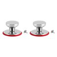 thumbnail image 1 of kurtrusly 2pack/lot Comfortable Grip Kitchenware Accessories For Round Lid Cap Flat (red) trumpet, 1 of 6