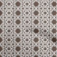 thumbnail image 1 of oneOone Georgette Viscose Brown Fabric Asian Floral Block Sewing Material Print Fabric By The Yard 42 Inch Wide, 1 of 5