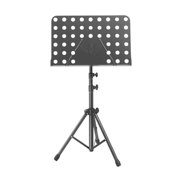 Milaget Music Sheet Stand Adjustable Height for Band Stage Performance Music Players Black