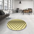 thumbnail image 4 of Ahgly Company Tapis d'Intérieur Lavable en Machine Carré Transitionnel Chêne Brun, 8 Pieds Carré, 4 of 7