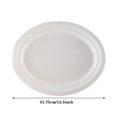 thumbnail image 2 of Large Oval Disposable Dinner Plates Heavy Duty Bulk Paper Plates for Food Storage and Serving, 2 of 3
