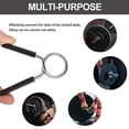 thumbnail image 4 of 2x25mm Barbell Dumbbell Spring Collar Clips Weight Lifting Fitness W3W3, 4 of 9