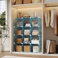 thumbnail image 4 of EDTara Modular Wire Cube Storage Organizer, 12-Cube Metal Grid Shelf Unit for Closet, Books, Office, or Entryway, 4 of 9