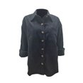 thumbnail image 3 of Womens Corduroy Casual Button Down Shirts Long Sleeve Boyfriend Oversized Collared Shacket Jacket Blouses Tops, 3 of 6