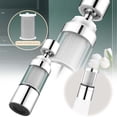 thumbnail image 1 of Filtre d'Eau pour Robinet de Cuisine à Domicile – Filtration Activée avec Fluorure et Réduction, Filtre de Robinet Rotatif à 360° en Acier Inoxydable pour Eau Dure, 1 of 7