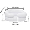 thumbnail image 2 of Bassin de Shampoing Gonflable en PVC pour Intérieur et Extérieur à Double Couche, Soins à Domicile, Portable, 2 of 8