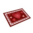 thumbnail image 2 of TIMIFIS Valentine's Day Door Mat - Front Door Mat - Bath Rug Super Absorbent Quick Dry - Rubber Backing Non Slip Washable Bathroom Floor Mats - Red 16x24 IN, 2 of 7
