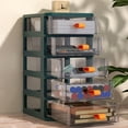 thumbnail image 2 of Storage Boxes Multi-layer Space Saving Plastic Large Capacity Desktop Storage Drawer for Bedroom, 2 of 7