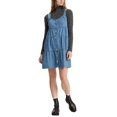 thumbnail image 1 of Levi's Joni Robe en Denim à Étages en Coton, Petit, Bleu, 1 of 1