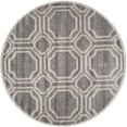 thumbnail image 1 of Safavieh Tapis Intérieur Extérieur Amherst Gris - Rond 7 Pieds, 1 of 5