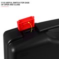thumbnail image 4 of Multifunctional Plastic Tool Box Portable Case Carrying Case Storage Box, 4 of 8