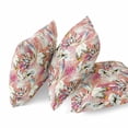 thumbnail image 2 of HomeRoots 414148 26 Pouces Tropical Intérieur & Extérieur Coussin & 44; Blanc & 44; Jaune & Rouge, 2 of 3