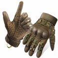 thumbnail image 1 of TopOne Motorcycle Gloves Touchscreen Lightweight Breathable Anti-Slip Knuckle Protection Full Finger Motorbike Gloves, 1 of 8