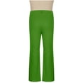 thumbnail image 3 of Xuniizn Mens Dress Pants, Solid Color Zipper Button Stretch Flared Pants with Pockets, Business Fashion Comfortable Formal Suit Trousers, 3 of 7