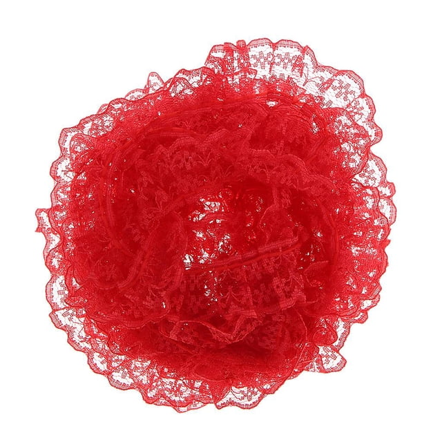 Various Colors Lace , Tulle Lace Ribbon, Stretch Lace Fabric by The Yard for Red
