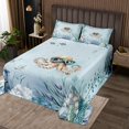 thumbnail image 2 of Erosebridal Octopus Coverlet Set Queen, Coastal Ocean Bedding Set, Animal Theme Room Decor, 2 of 5