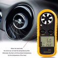 thumbnail image 2 of Digital Anemometer Handheld Wind Speed Meter LCD Velocity Gauge ThermomoterUK, 2 of 8