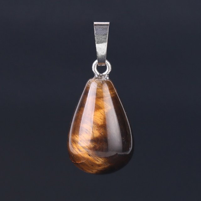 Water Drop Pendant Pear Shape Bead Simple Pendants for Necklace Women Jewelry