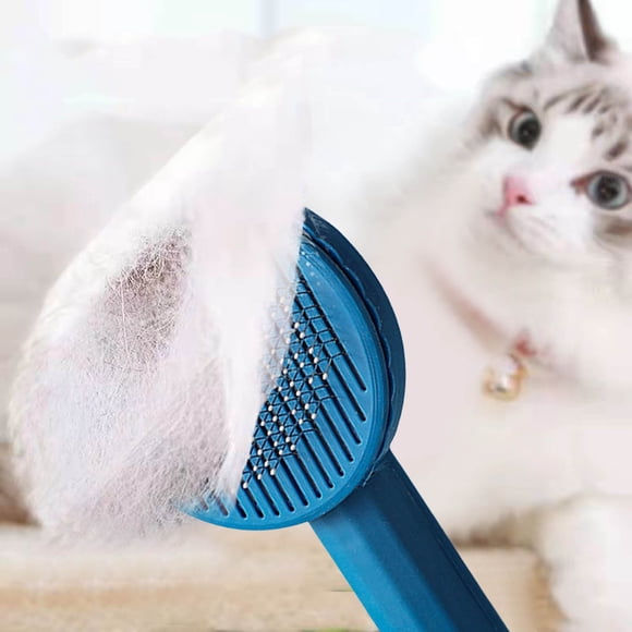 REK Pet Brush Pet Brush Undercoat Hair Massages Dematting And Detangling Brushes For Dogs Cats 4 Colors Set Of 2