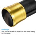 thumbnail image 5 of Unique Bargains 16mm Dia Plastic Fishing Rod End Cup Protector, 5 Pack, 5 of 5