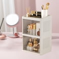 thumbnail image 1 of TopLLC Home Decor, Room Decor, Wall Decor Foldable Double Door Flat Cover White Drawer Storage Box Multilayer Stationery Rack Household Cosmetics Care Products Storage Storage Boxes, 1 of 6