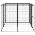 thumbnail image 2 of vidaXL Chenil Extérieur pour Chien en Acier 4,84 M2, 2 of 4