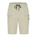 thumbnail image 3 of Styesk Mens Shorts Men Leisure Fashion Solid Color Loose And Comfortable Motion Straight-leg Work Clothes Shorts, 3 of 6
