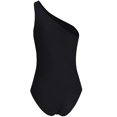 thumbnail image 4 of TIMIFIS Women's One Piece Swimsuit V Neck Scalloped Trim Contrast Mesh Wide Straps Low Back, 4 of 6