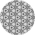 thumbnail image 1 of Ahgly Company Tapis Rond Lavable en Machine Intérieur Transitionnel Gris Gainsboro, 3 Pieds Rond, 1 of 7