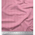 thumbnail image 1 of Soimoi Modal Satin Fabric Geometric Small Print Fabric by The Yard 42 Inch Wide, 1 of 3