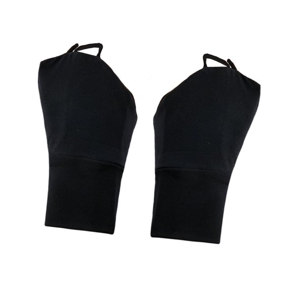 Tachiuwa Gants d'Été anti-UV Antidérapants Sans Paume Gants Courts pour Golf Plein Air Voyage Noir