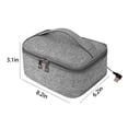 thumbnail image 3 of Antqov Boîte à Lunch Chauffante Portable, Boîte à Lunch Chauffante USB, Mini Boîte à Lunch Chauffante Contenant Chauffe-Nourriture Sac à Lunch Boîte à Lunch, Accessoires pour la Maison, 3 of 7