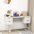 thumbnail image 2 of Costway 48" Computer Desk with 4 Drawers Storage Metal Frame Modern Study Writing Desk, 2 of 10