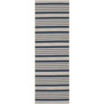 thumbnail image 1 of Hawthorne Collection Tapis Intérieur Extérieur Bleu Marine - Coureur 2 Pieds3 Pouces x 6 Pieds7 Pouces, 1 of 1