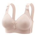 thumbnail image 1 of Bigersell Bras for Women Full-Coverage Wire-Free Bra Style T-10 Non-Slip Support Bra T-10-Gray, 1 of 4