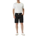 thumbnail image 2 of INSPIRE CHIC Men's Shorts Drawstring Waist Fish Pattern Beach Summer Board Shorts 32 Black, 2 of 7